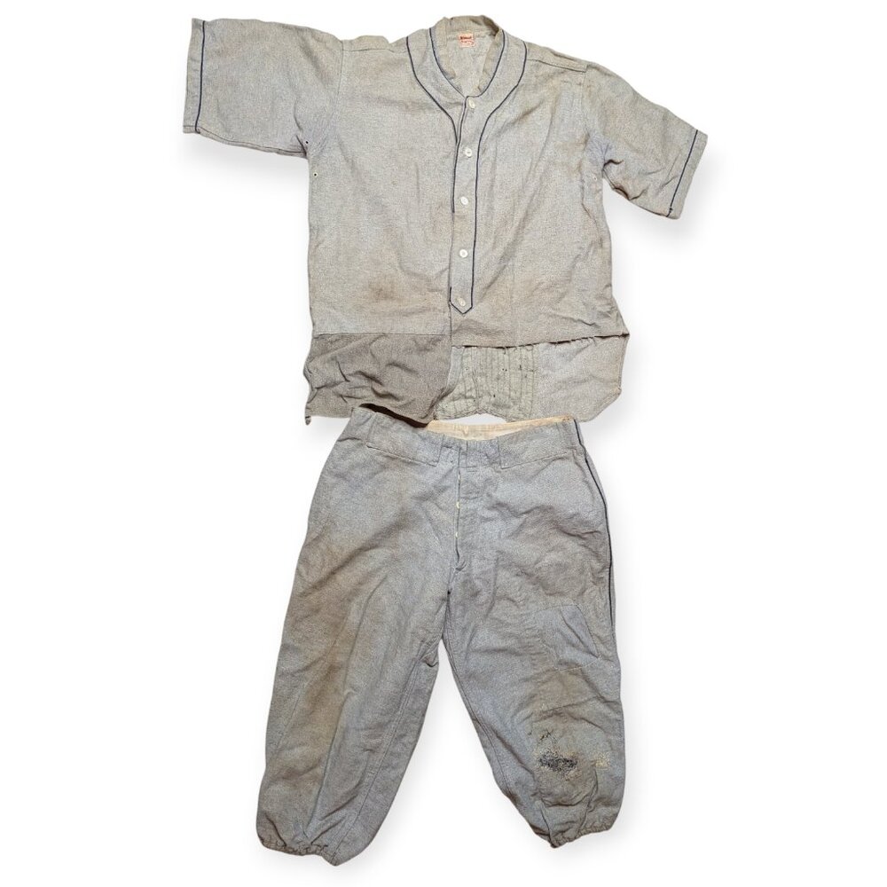 Vintage Flannel & Wool Baseball Uniform Jersey Pants Leacocks Sporting Goods